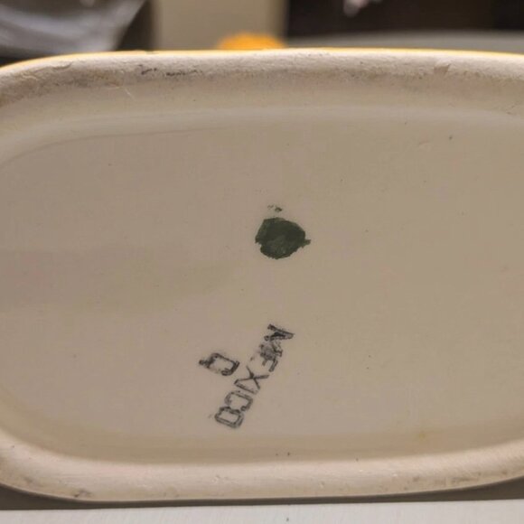 Mexican Folk Art Multi Color Talavera Pottery 3 Arm Candelabra Gold Cobalt Blue - Picture 5 of 5